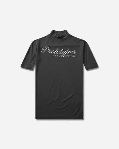 Prototypes Upcycled Fitted T-shirt In Black