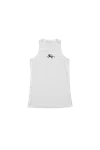 Prototypes Waffle Cross Goat Tank White In White