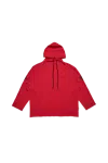 Prototypes Waffle Twisted Hoodie Red
