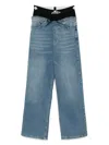 Prototypes Blue Waistband Regular Jeans In Blue
