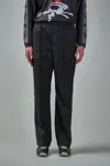 Prototypes Waistband Tailored Pants In Black