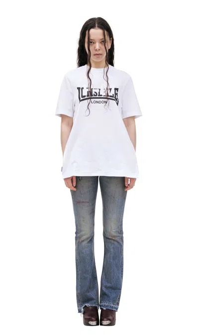 Prototypes White T-shirt With A Neckline
