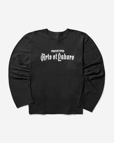 Prototypes Women S Arte Et Labore Box Longsleeve T-shirt In Black