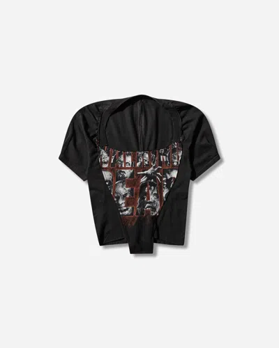 Prototypes Women S Dirndl Cut Up Tee In Black