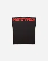 Prototypes Women S Waffle Muscle T-shirt In Black