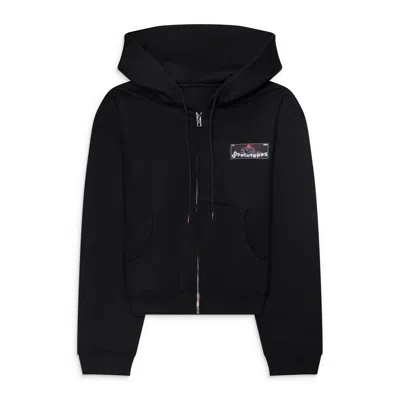 Prototypes Zip Up Hoodie With Tag Black