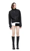 Prototypes Zippered Sweatshirt In Black
