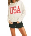 Protrend Usa Hooded Pullover In Soft White