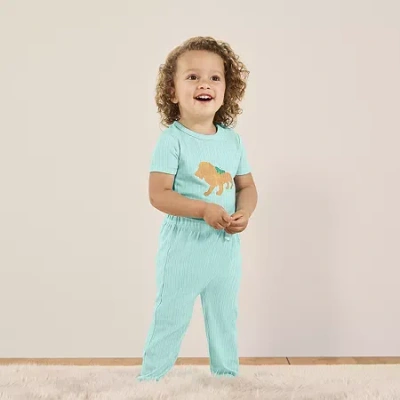 Proudly Baby Unisex 2-pc. Pant Set In Blue