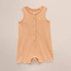 Proudly Baby Unisex Sleeveless Romper In Orange