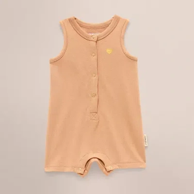 Proudly Baby Unisex Sleeveless Romper In Orange