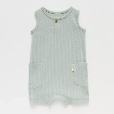 Proudly Baby Unisex Sleeveless Romper In Green