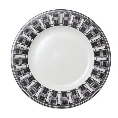 Prouna 10" Plate In Black;white