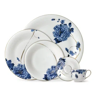 Prouna 5 Piece Bone China Place Setting Set, Service For 1 In White