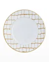 Prouna Alligator Dinner Plate In Gold