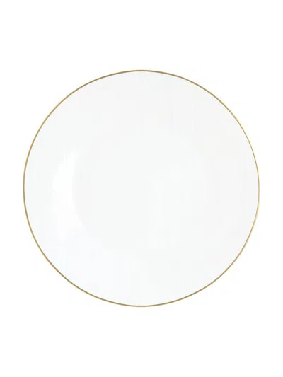 Prouna Alligator Dinner Plate In White