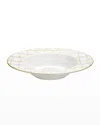 Prouna Domenico Vacca By  Alligator Gold Soup Plate In Gold