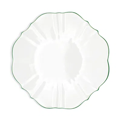 Prouna Twig New York Amelie 7 Bread Canape Plate In Green/white