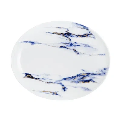 Prouna Azure Bone China Serving Platter