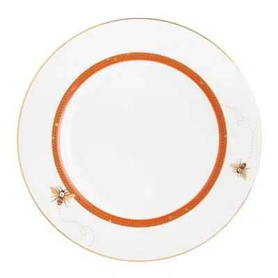 Prouna Bone China 10.5" Dinner Plate In White