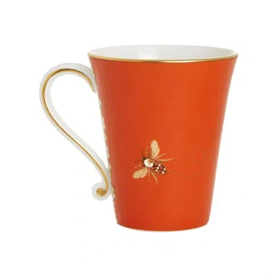 Prouna Bone China Coffee Mug In Orange