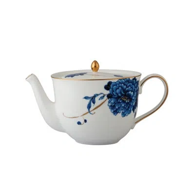 Prouna Bone China Teapot In Blue;white