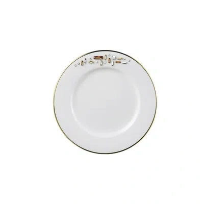 Prouna Diana 7" Bone China Appertizer Plate In White