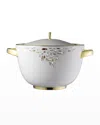 Prouna Diana Covered Vegetable Bowl In White