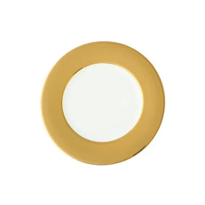 Prouna Diana Gold 8.5" Bone China Salad Plate In White;gold