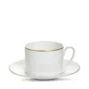 Prouna Domenico Vacca By  Alligator White Teacup & Saucer, 2 Piece Set