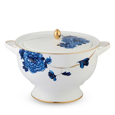 Prouna Emperor Flower Soup Tureen In Blue