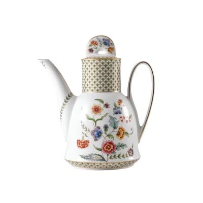 Prouna Gione Bone China Teapot In White;green