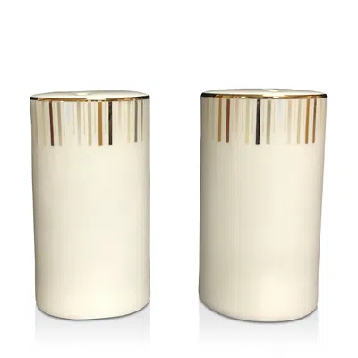 Prouna Luminous Salt & Pepper Shaker In Gold