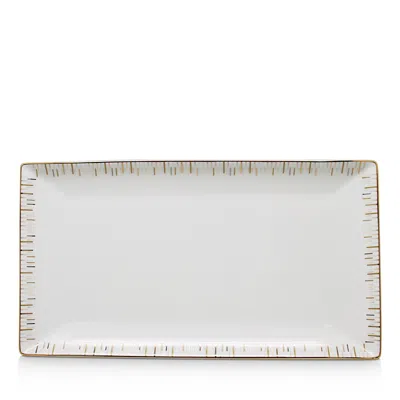 Prouna Luminous Sandwich/cake Tray In Gold