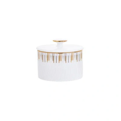 Prouna Luminous Sugar Bowl In White