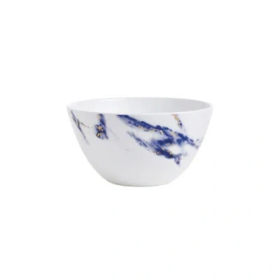 Prouna Marble Azure Cereal Cereal / All Purpose Bowl In White