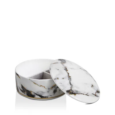 Prouna Marble Jewelry Box In Venice Fog