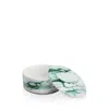 Prouna Marble Jewelry Box In Verde