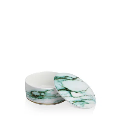 Prouna Marble Jewelry Box In Verde