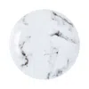 Prouna Marble Salad / Dessert Plate In Venice Fog