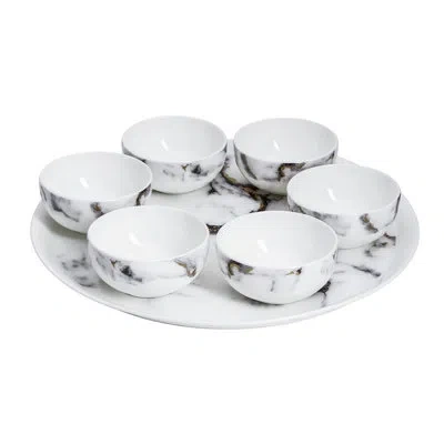 Prouna Marble Venice Fog In Gray;white