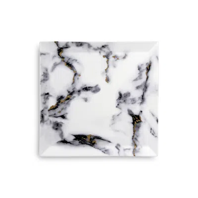 PROUNA MARBLE VENICE FOG MATZO PLATE/SQUARE SERVING PLATTER