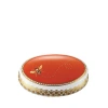 Prouna My Honeybee Oval Jewelry Box In Orange/white