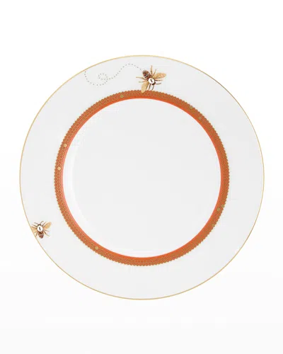 Prouna My Honeybee Salad/dessert Plate In Gold Orange