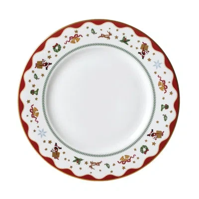 Prouna My Noel - Dinner Plate In White,red,green,yellow