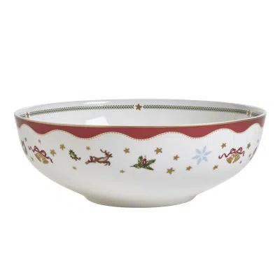 Prouna My Noel - Serving Bowl In Green;red;gold