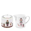 Prouna Nutcracker Sugar & Creamer Set In Multi