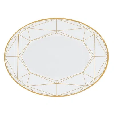 Prouna Oval Platter In Gold
