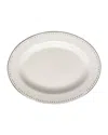 Prouna Princess 14" Oval Platter In White