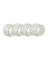 PROUNA PRINCESS NAPKIN RINGS, SET OF 4